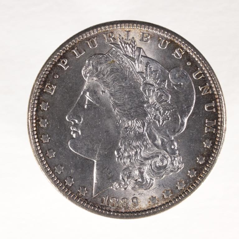 1889 Morgan Silver Dollar (AU?) (1 of 2)