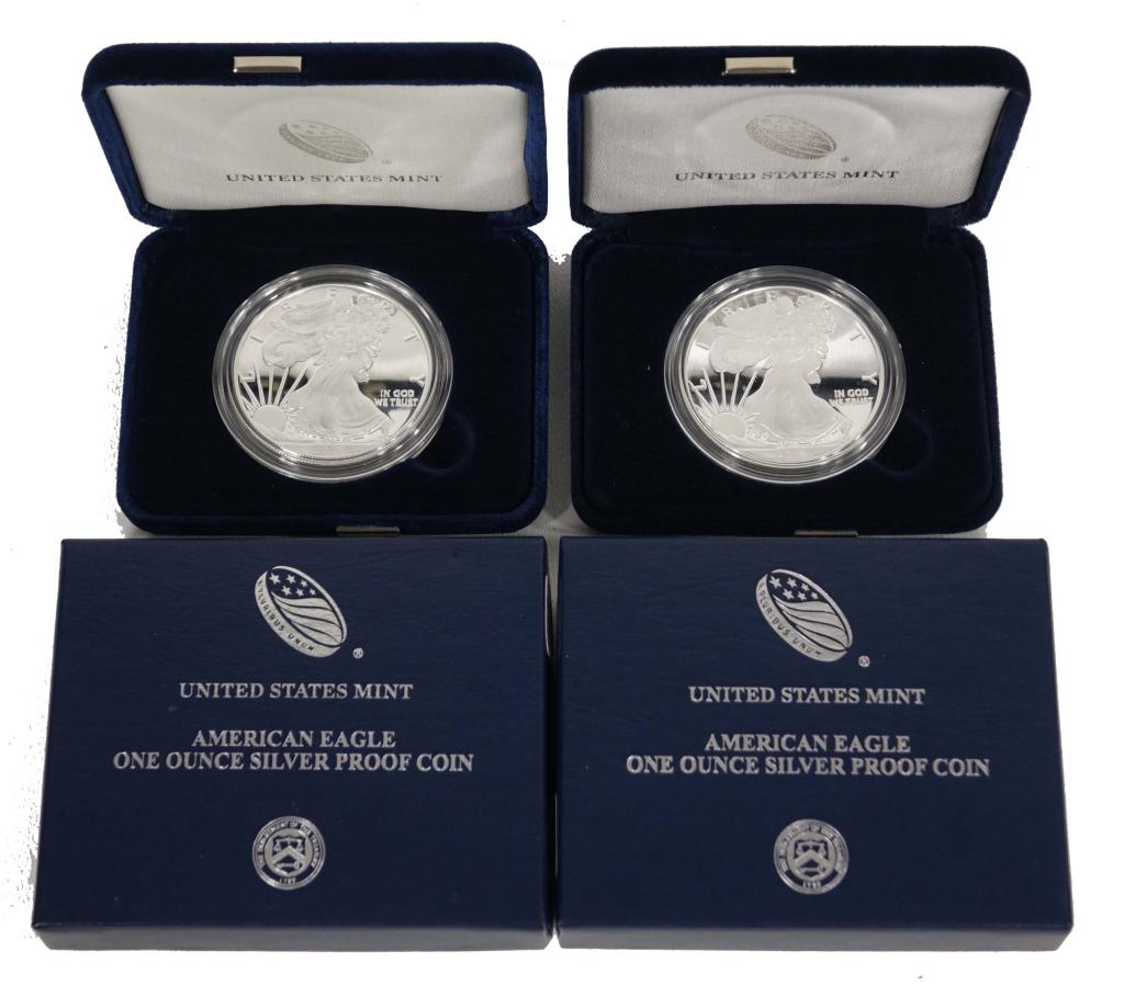 2017-W & 2018-W Proof Silver Eagles (1 of 9)