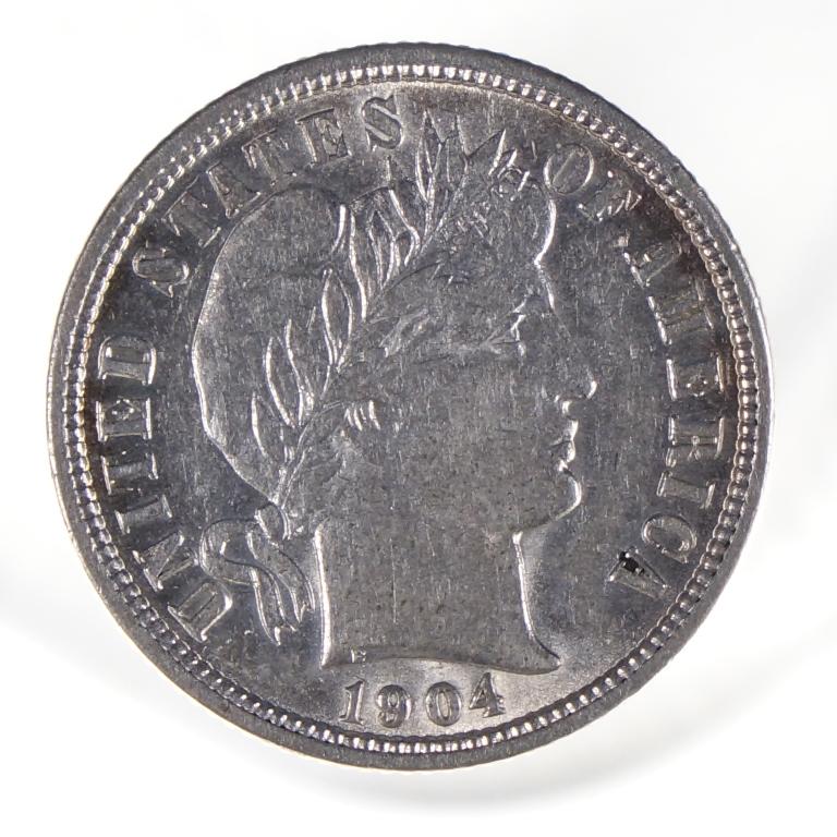 1904 Barber Dime (AU?) (1 of 2)
