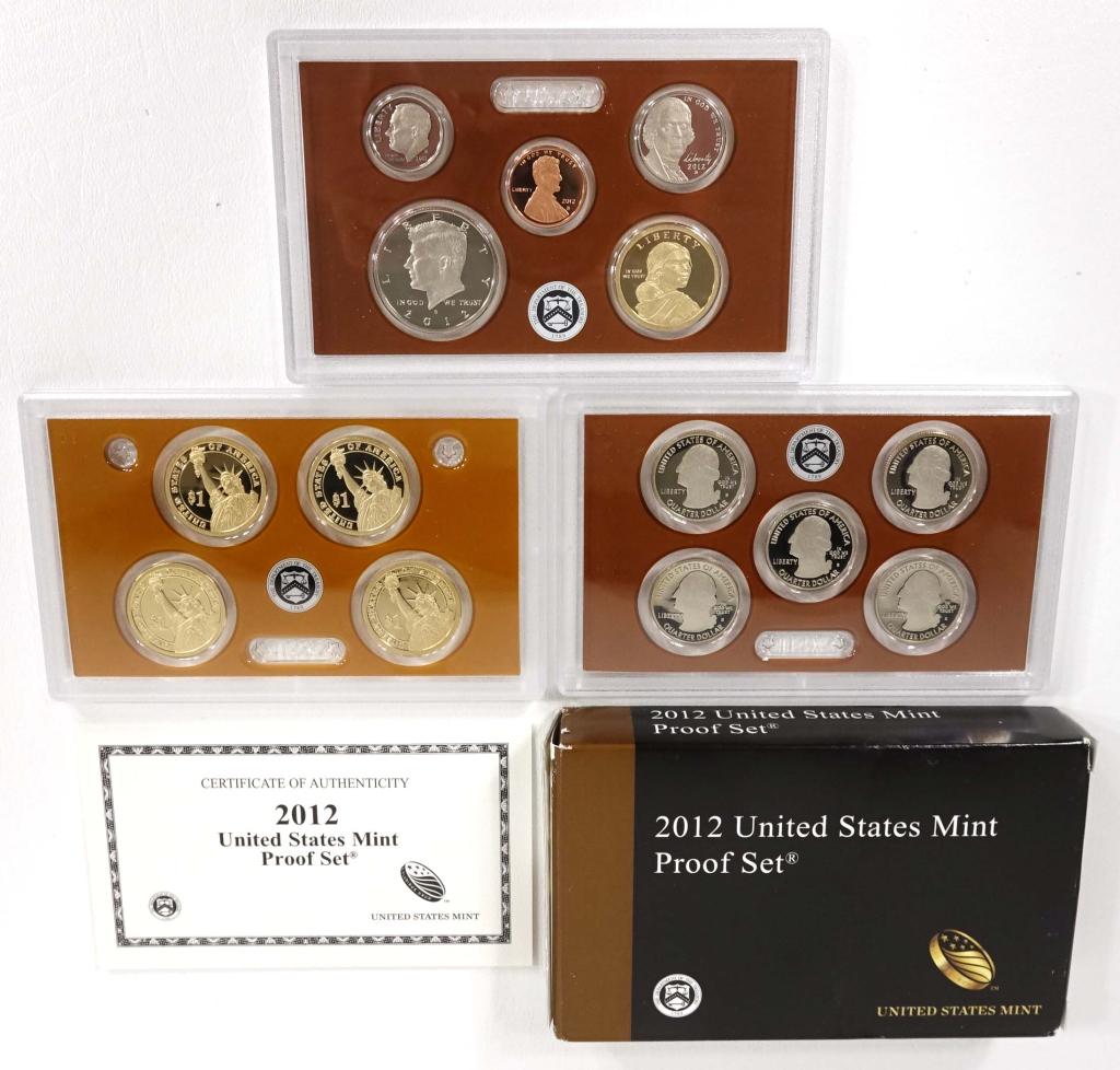 2012-s U.S. Proof Set (14 Coin Set) (1 of 1)