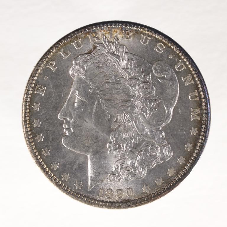 1890 Morgan Silver Dollar (AU?) (1 of 2)
