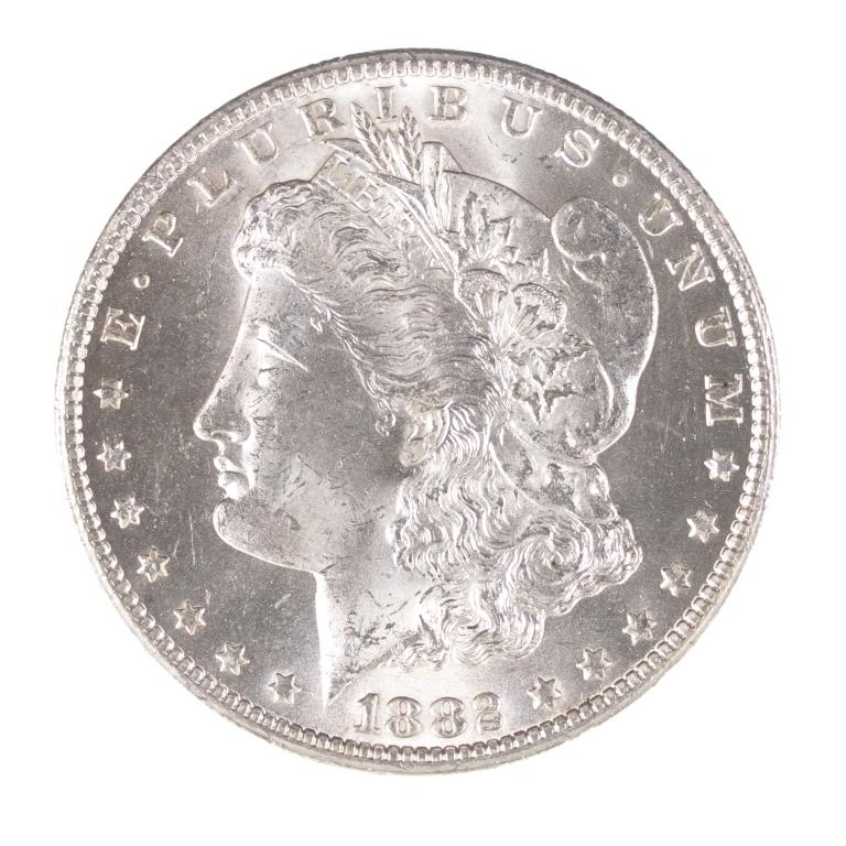 1882-cc Morgan Silver Dollar (Gem UNC?) (1 of 2)
