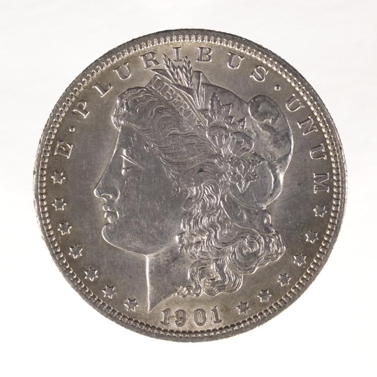 1901-o Morgan Silver Dollar (UNC?) (1 of 4)