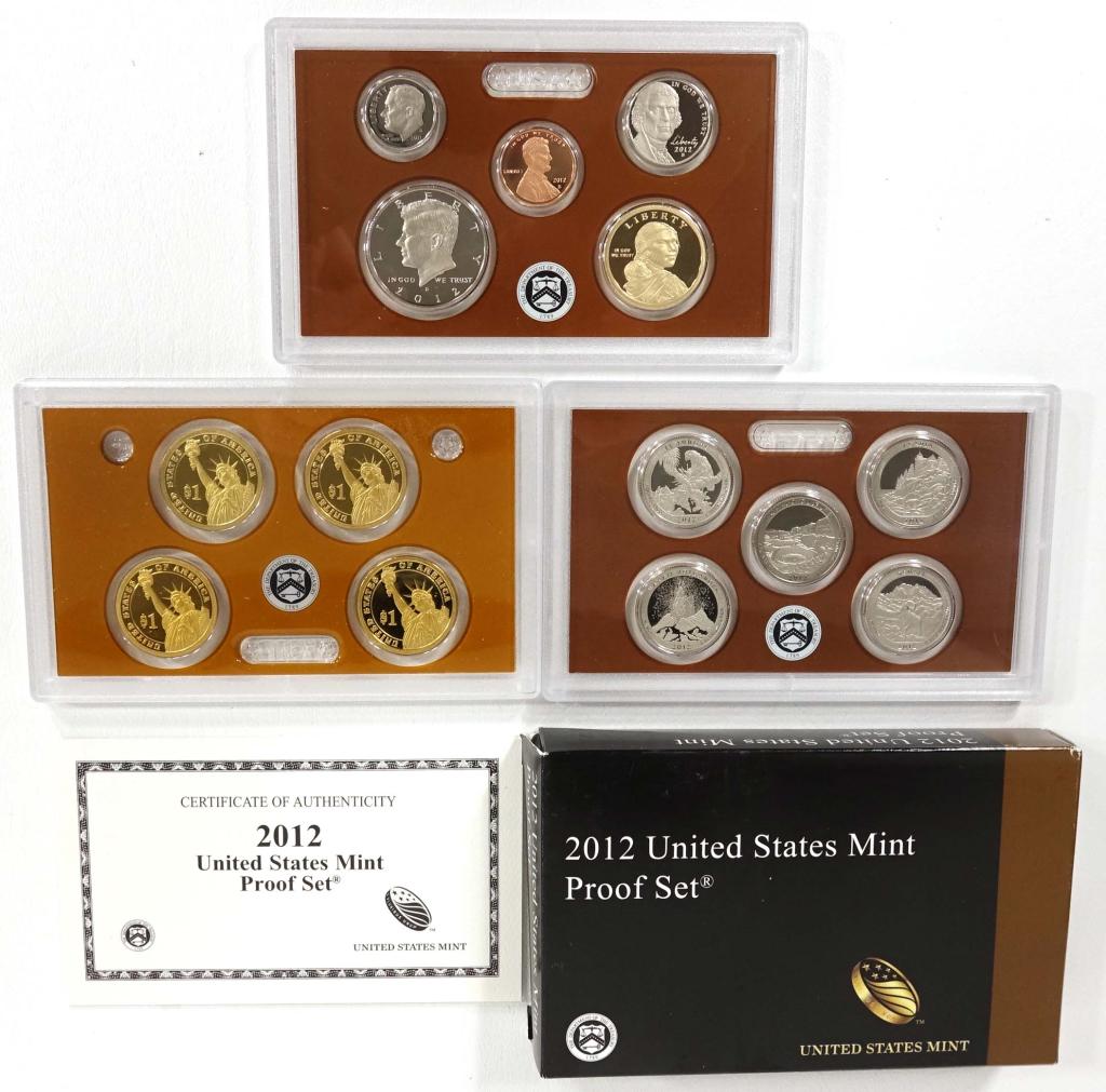 2012-s U.S. Proof Set (14 Coin Set) (1 of 1)