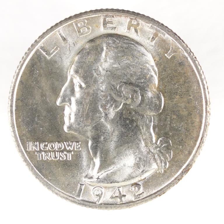 1942-s Washington Quarter (Gem UNC?) (1 of 2)