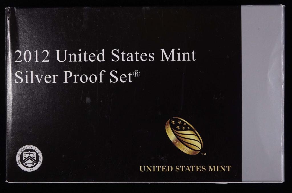 2012-s U.S. Silver Proof Set (14 coin set) (1 of 10)