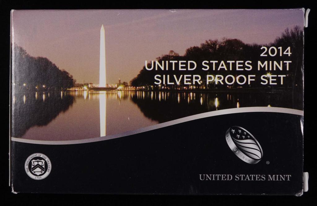 2014-s U.S. Silver Proof Set (14 coin set) (1 of 9)