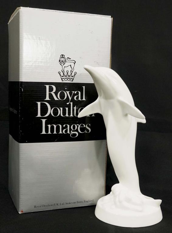Royal Doulton Images Dolphin Figure: "The Leap." In original box.