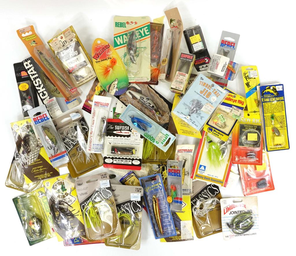 Fishing Lures- New: New lures in packages.