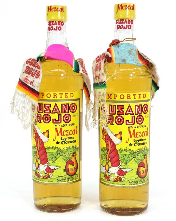 Cusano Rojo Mezcal (2): IF YOU MAY NEED SHIPPING YOU MUST SPEAK WITH IAN BEFORE BIDDING ON BOTTLES. Cusano Rojo Mezcal (2).