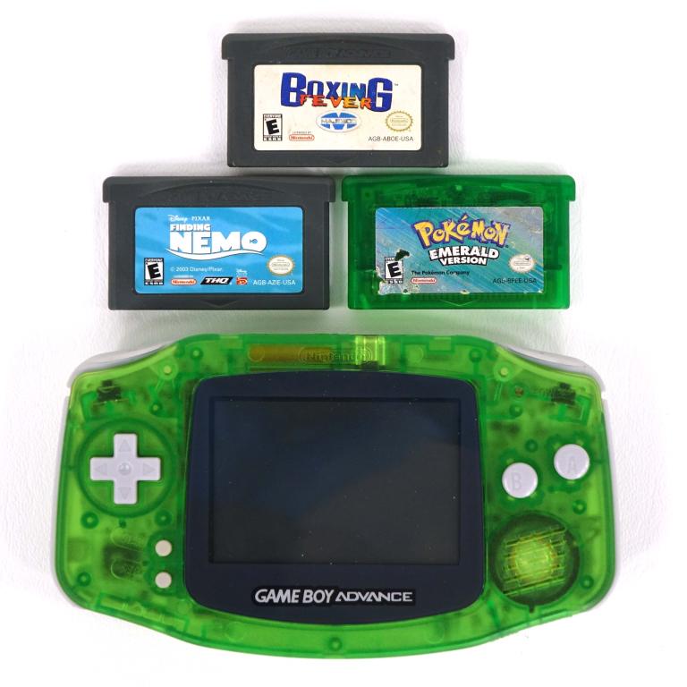 Nintendo Gameboy Advance & 3 Games: Gameboy Advance AGB-001. With 3 games.