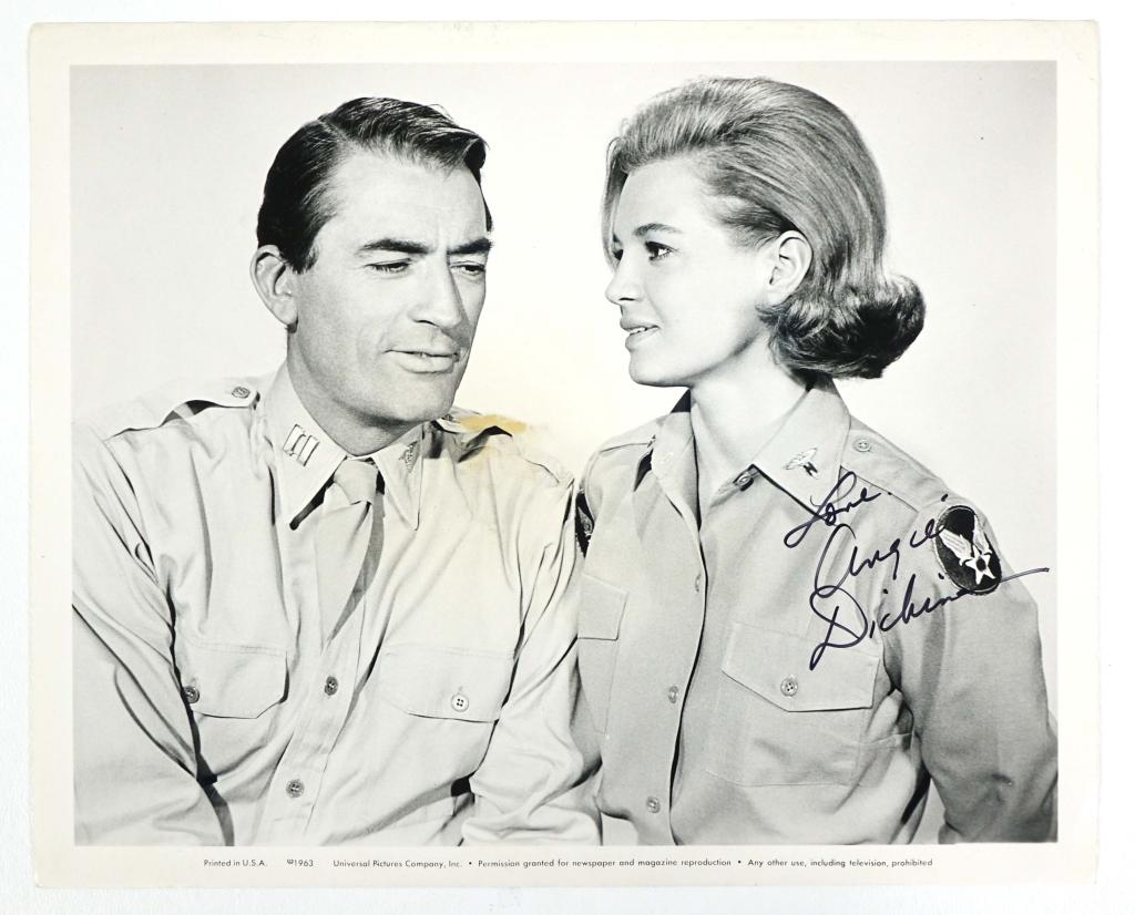 Angie Dickinson Autograph: Angie Dickinson signed 8 x 10" black and white photo. ** Lot 14 makes the following guarantee: If either Professional Sports Authenticator (PSA) or Beckett Global, or James Spence Authentication (JSA)