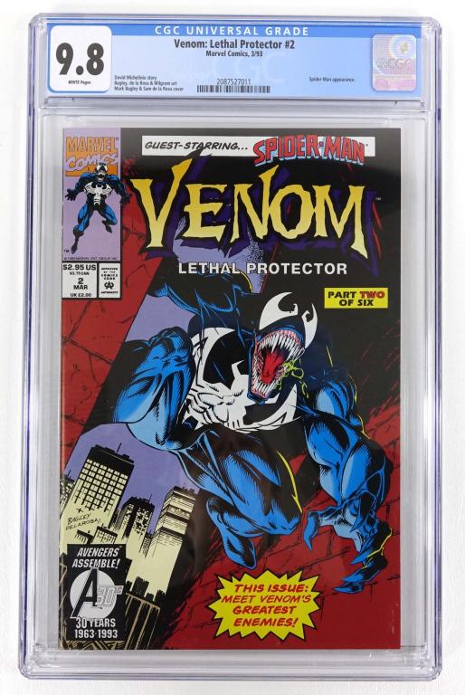 Venom: Lethal Protector #2 Comic: Venom: Lethal Protector #2 Comic. CGC Graded at 9.8.