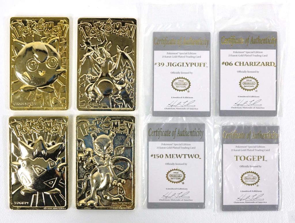 23 karat pokemon card Pokemon 23K Gold-Plated Trading Card Limited Edition main image 0