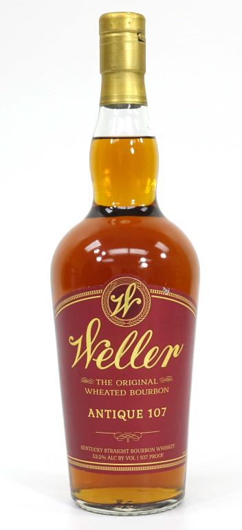 Weller Wheated Bourbon Bottle: ***IF YOU MAY NEED SHIPPING PLEASE GIVE US A CALL AT 847-625-0555 BEFORE BIDDING ON BOTTLES!*** Bottle: Weller Wheated Bourbon. 750ml, 107 proof and sealed.