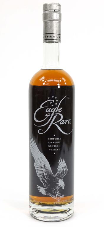 Eagle Rare 10-Year Bourbon Whiskey Bottle: IF YOU MAY NEED SHIPPING YOU MUST SPEAK WITH IAN BEFORE BIDDING ON BOTTLES. L21004 011356B. 45%, 750 ml.