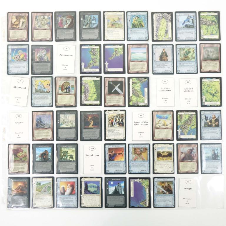 (1000s) Of Middle Earth CCG Cards: (1000s) Of Middle Earth CCG Cards. These cards are no longer in print. All of them appear to be made in 1995 by Tolkien Enterprises. These cards are in excellent shape and it includes many duplicates.