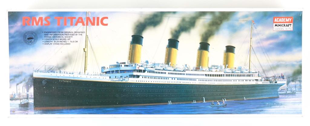 Academy Minicraft RMS Titanic Model Kit (Sealed!): Academy Minicraft RMS Titanic Model Kit (Sealed!). 1/350th scale. Still in the original box never been opened.