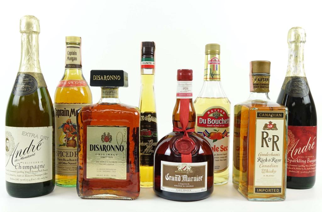Bottle Lot (8) - LOCAL PICK UP ONLY: *** LOT 14 WILL NOT SHIP THIS LOT. IT WILL BE TOO HEAVY AND EXPENSIVE TO SHIP! IF YOU HAVE ANY QUESTIONS PLEASE CALL US AT 847-625-0555.*** Includes: Captain Morgan (80 proof, 750ml), R&R Whisky (80 p