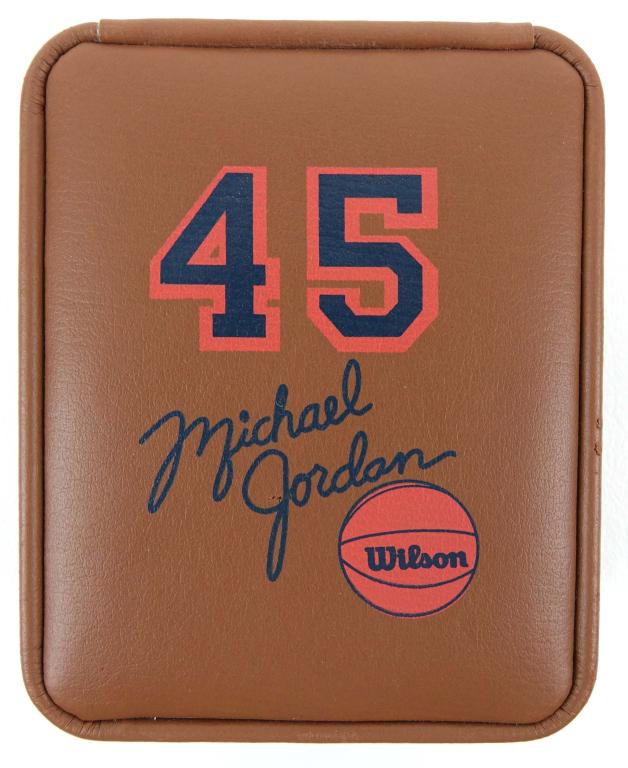 1995 Michael Jordan #45 He's Back Wilson Glowatch: 1995 Michael Jordan #45 He's Back Wilson Glowatch (RARE). This watch was issued in 1995 by Wilson to commemorate Michael Jordan's return to basketball. Considering the short period in which Michael Jo