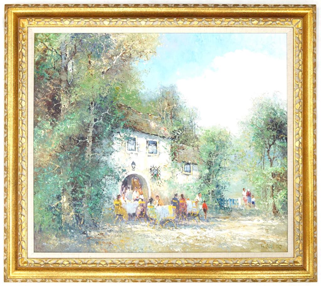 Bauer, Willi (b. 1920) - Acrylic on Canvas: Willi Bauer (1920, Germany) 34.5 x 38" frame, 26.5 x 30.25" visible art. Art and frame are in excellent condition.