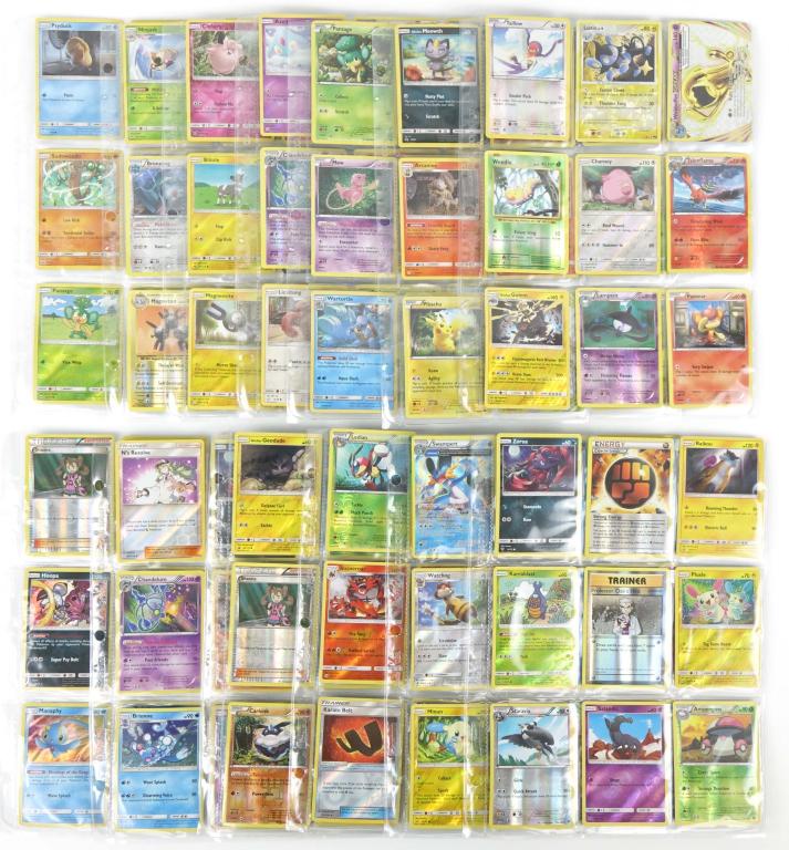 Pokemon Cards - Holo, Promo & More! (110+): (110+) Pokemon Cards (Holo, Promo & More!). Some notables include Necrozma GX (SM58 Promo), Mew (29/124), Meowth (SM51 Promo), Zapdos (23/108), Raikou (32/73), Swampert (36/160), Suicune (30/122) & Ni