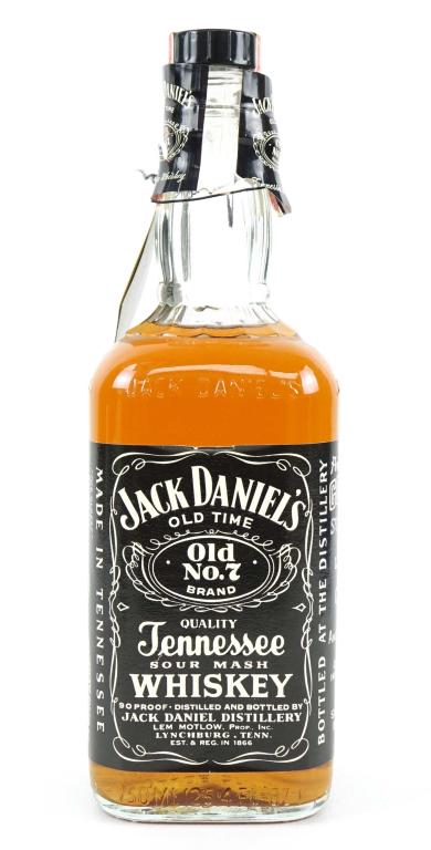Jack Daniel's Whiskey: IF YOU MAY NEED SHIPPING YOU MUST SPEAK WITH IAN BEFORE BIDDING ON BOTTLES. 90 proof, full and sealed.