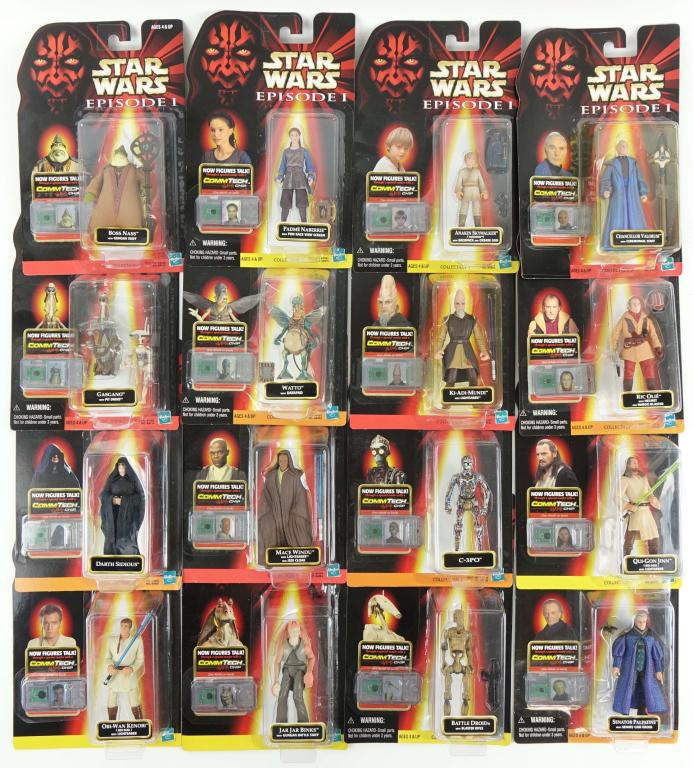 (15+) Star Wars Episode I Kenner Hasbro Figures: (15+) Star Wars Episode I Kenner Hasbro Action Figures. Includes Boss Nass, Battle Droid, Ki-Adi-Mundi, Chancellor Valorum, Chancellor Palpatine, Qui-Gon Jinn, Ric Olie, C-3PO, Jar Jar Binks, Anakin S