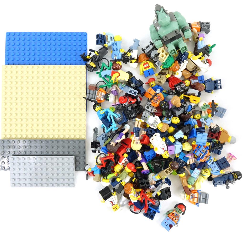 Lego Characters (80): Approx. 80 +/- Lego characters.