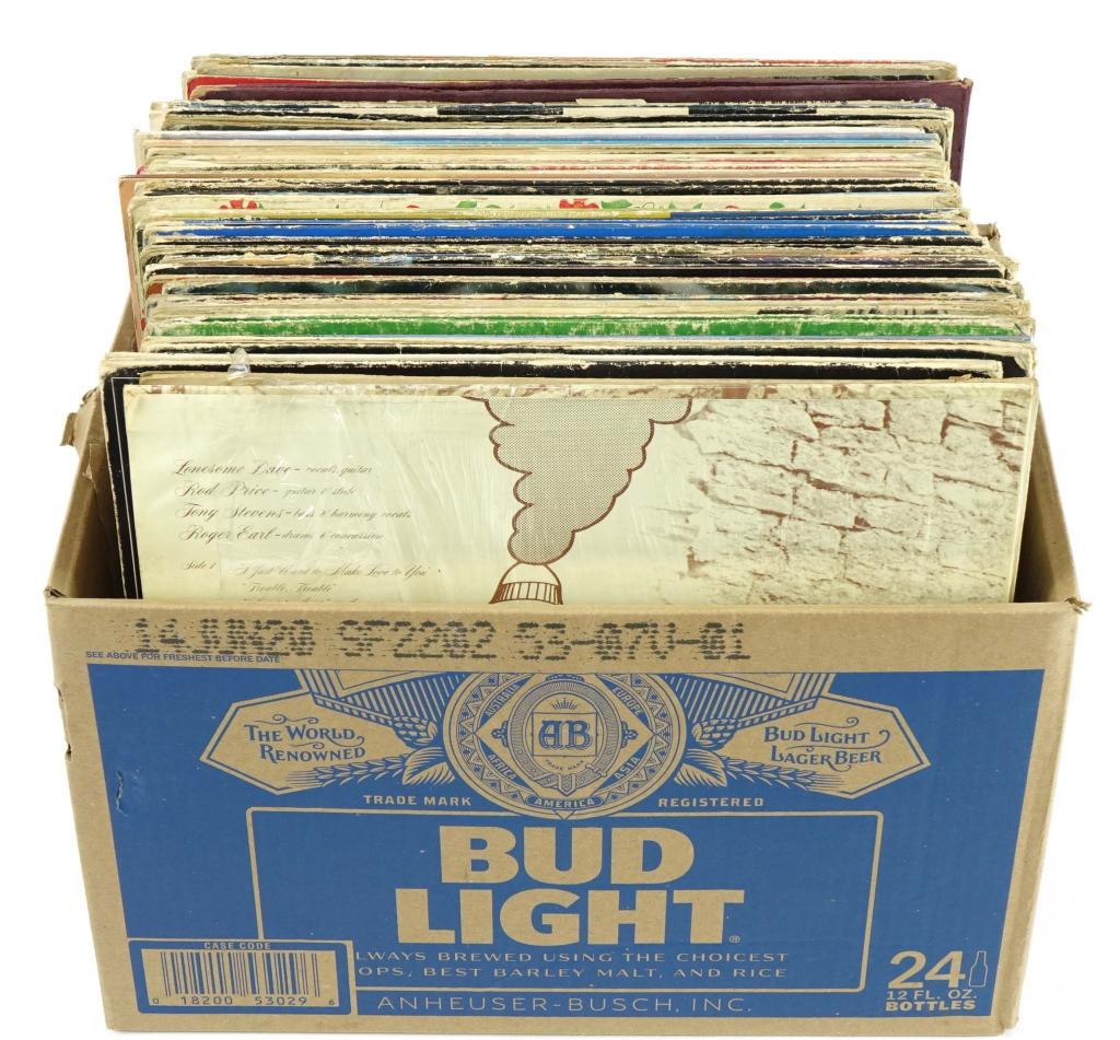 1970s / 80s Vinyl Records - Bin #3 (45+): (45+) 1970s / 1980s Vinyl Records (Bin #3). Includes Jimi Hendrix Experience, Bruce Springsteen, Monterey International Pop Festival, Jethro Tull, Bill Cosby, Richard Pryor, Rare Earth, The Who, Georg