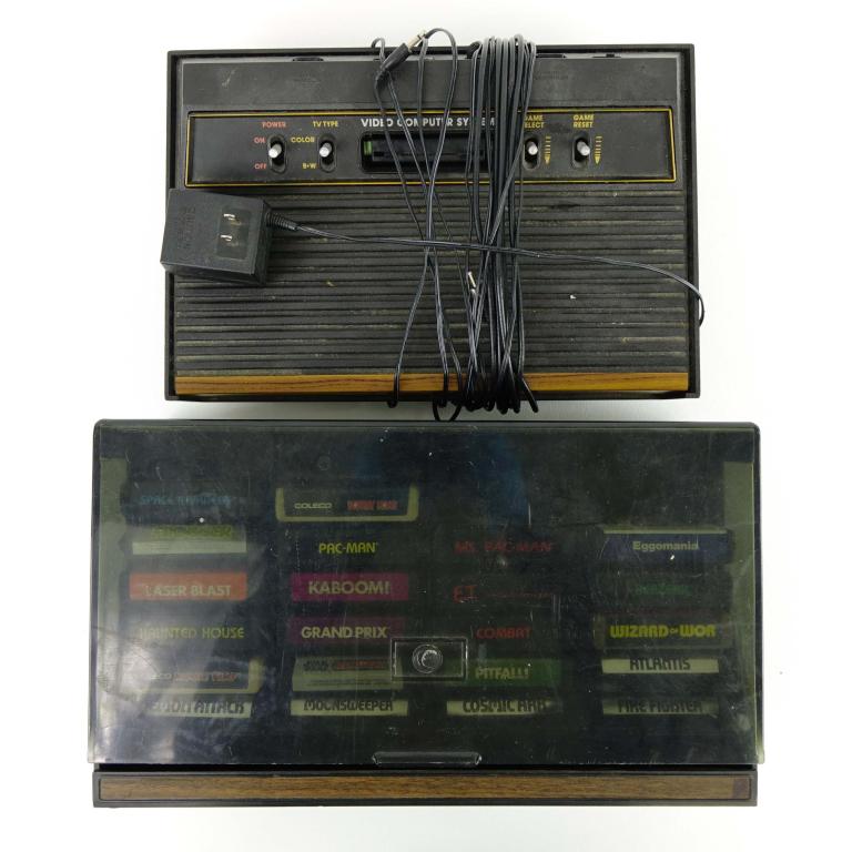 Atari Video Computer System and Games: 22 Atari Games including: ET The Extra-Terrestrial, Star Wars Jedi Arena, Space Invader, Donkey Kong, and more!