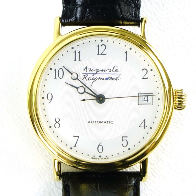 Auguste Reymond Men's Watch NOS: New old stock. Reymond Automatic watch. #49547. Swiss made. Original wood box.