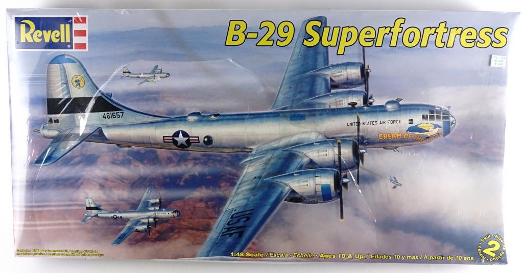 B-29 Super Fortress Model Kit: By Revell. 1:48 Scale. Unopened!