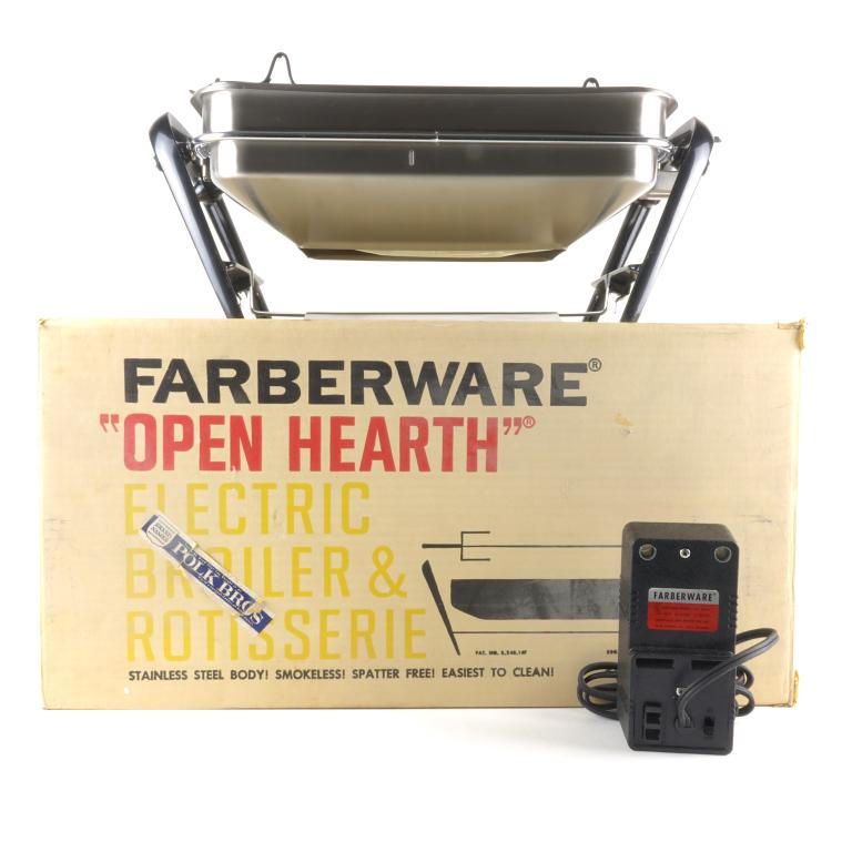 Farberware- Electric Broiler / Rotisserie: #455A- never used. Still wrapped in original box.