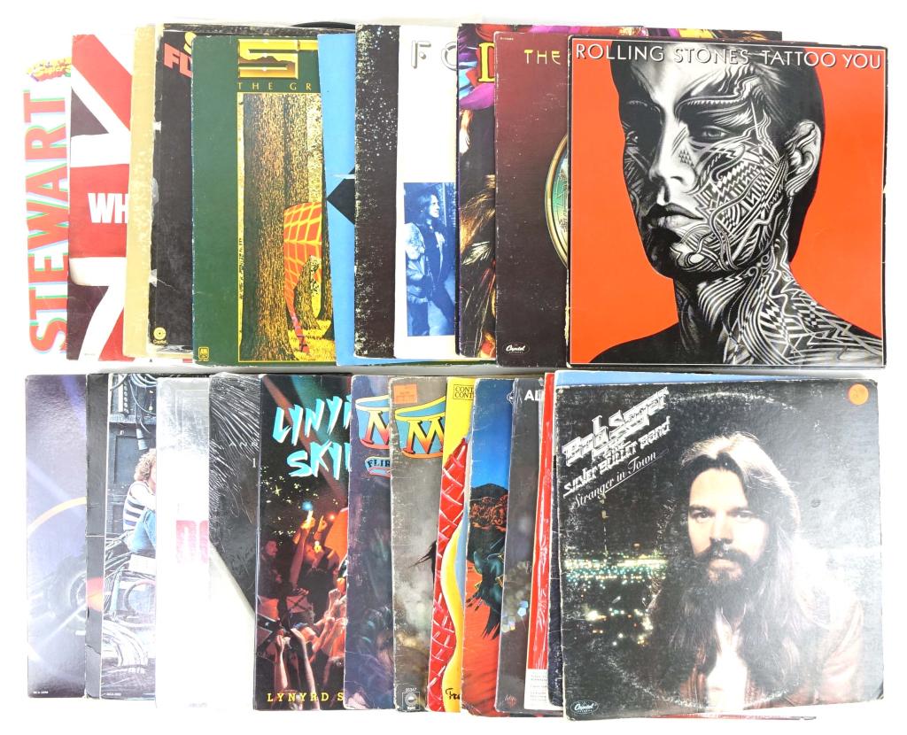 1970s & 1980s Vinyl Albums (Some 1st Press) (25+): (25+) 1970s & 1980s Vinyl Albums (Some 1st Press). Includes David Lee Roth (Eat Em And Smile), Black Sabbath (Master Of Reality), Foreigner (Double Vision), Rush (2112), Vandenberg, Styx (The Grand Il