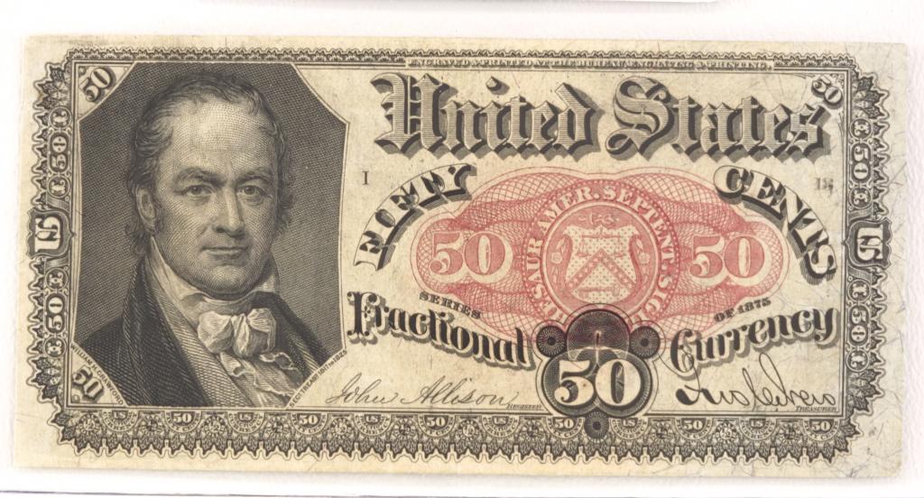 1875 50-Cent Fractional Currency (Gem CU?) (1 of 3)
