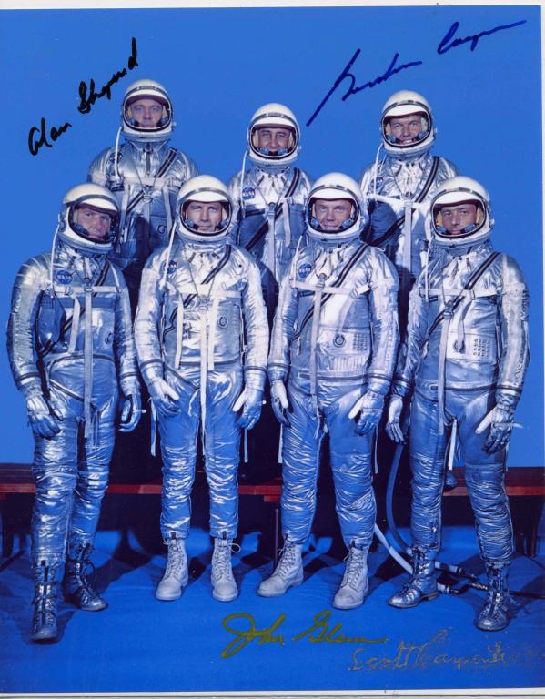 Shepard/Cooper/Glenn/Carpenter Signed Photo (1 of 4)