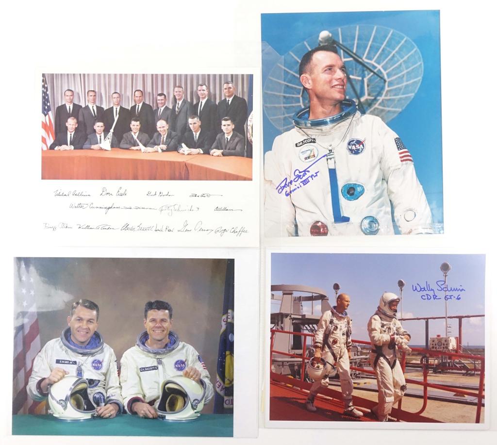 Dave Scott & Wally Schirra Signed Photos (1 of 10)