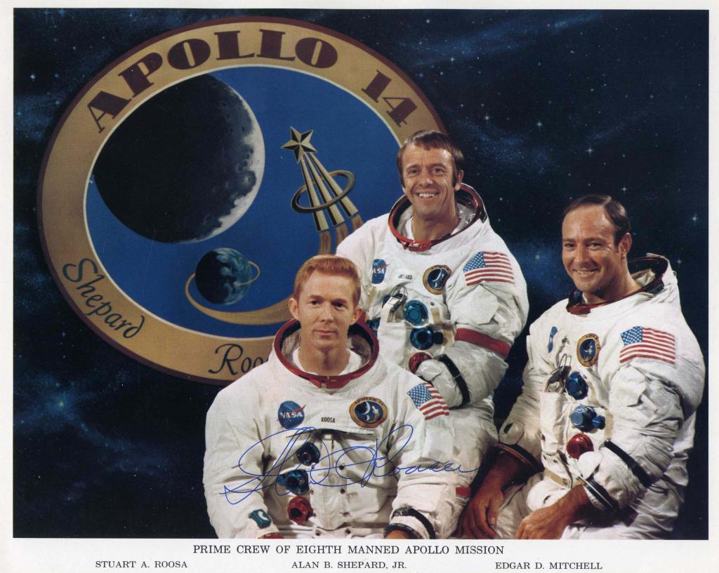 Stuart Roosa Signed NASA Litho (MSCL-60) (1 of 2)