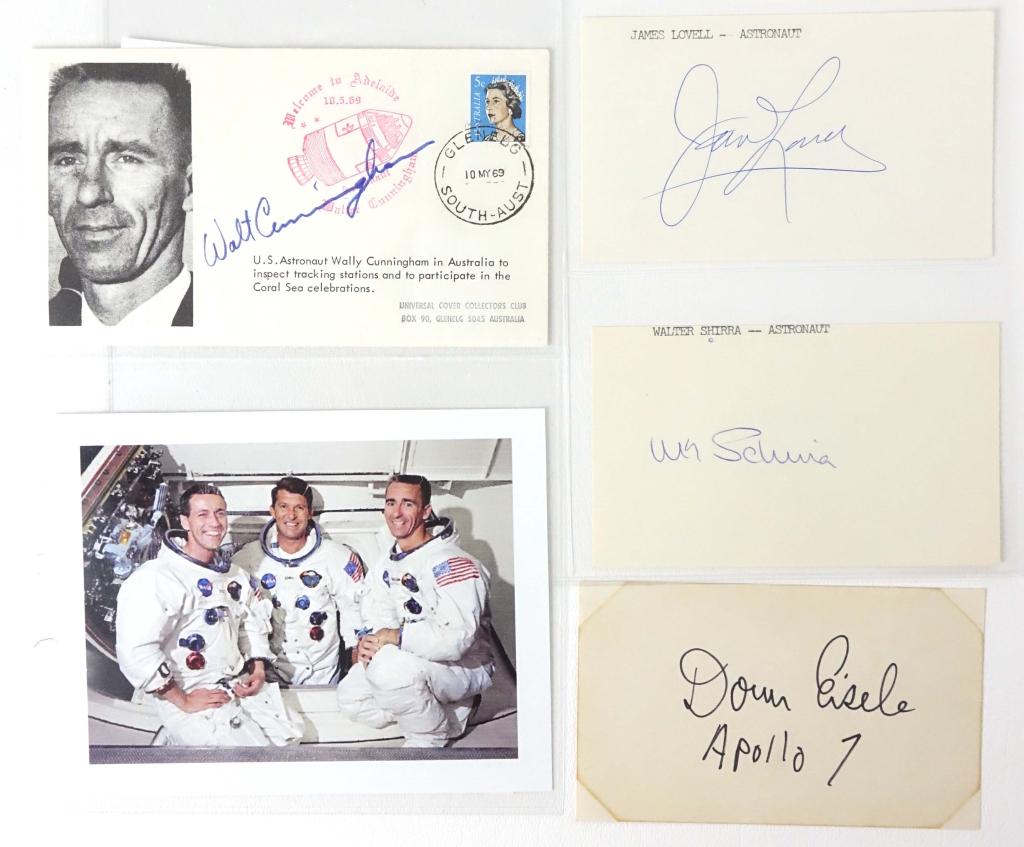 Lovell / Schirra / Eisle / Cunningham Autographs (1 of 5)