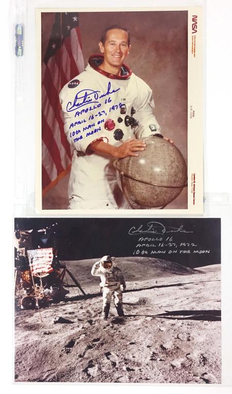 Charlie Duke Signed Photos (2) (1 of 3)