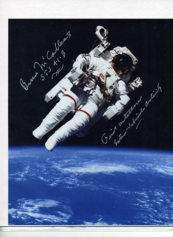 Bruce McCandless Signed MMV EVA Photo (1 of 1)