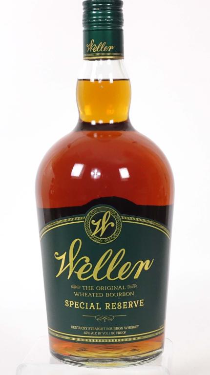 Weller Special Reserve 1.75 L Bottle: ** IF YOU MAY NEED SHIPPING, PLEASE CALL US BEFORE BIDDING ON BOTTLES. 847-625-0555. ** 90 proof, 1.75 L, and full / sealed.