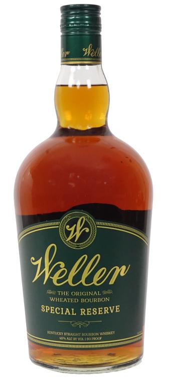 Weller Special Reserve 1.75 L Bottle: ** IF YOU MAY NEED SHIPPING, PLEASE CALL US BEFORE BIDDING ON BOTTLES. 847-625-0555. ** 90 proof, 1.75 L and full / sealed.