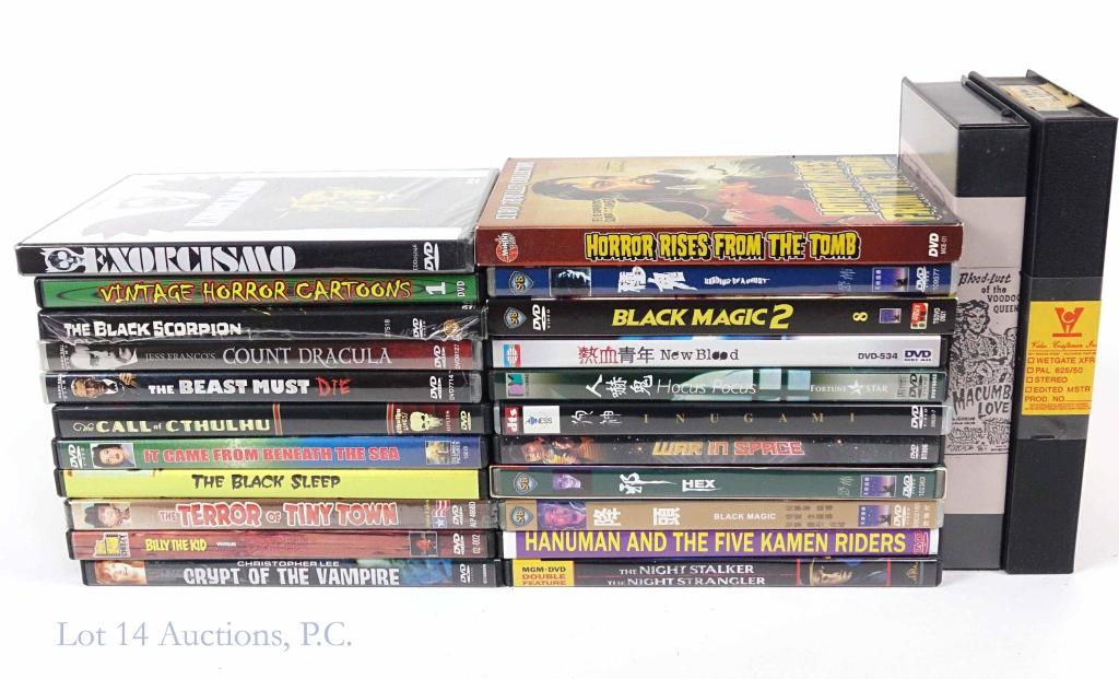 Horror / Monster Movies DVDs / VHS (20+) (1 of 9)