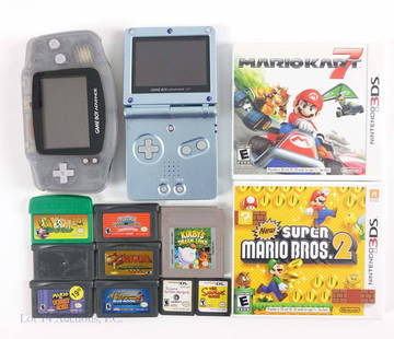 Gameboy Advance Game Lot Frogger / Sonic 2 / Etc - Boxed with