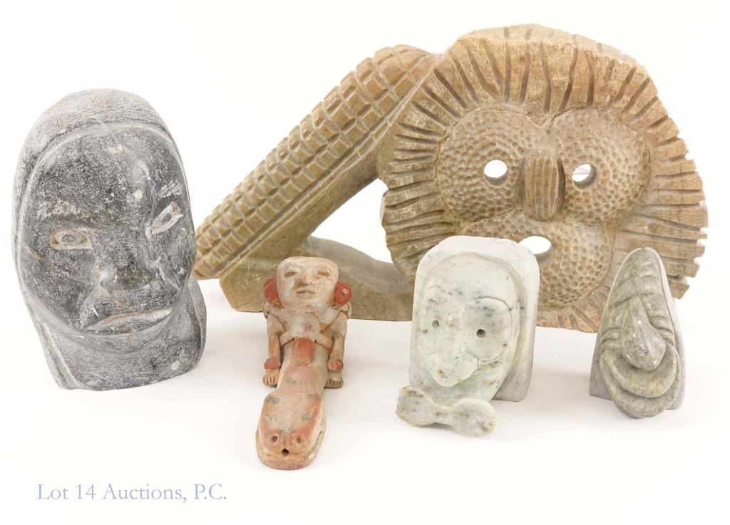 Inuit Carved Stone Scupltures (1 of 16)
