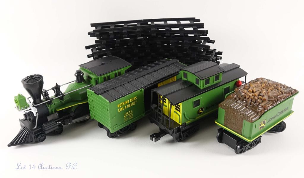 John deere ready to play train set sale