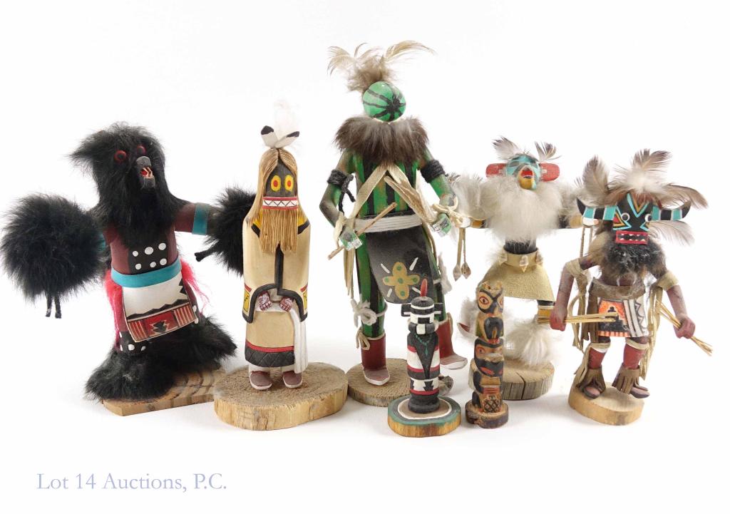 Hopi (Some Signed) Miniature Kachina Dolls (1 of 16)
