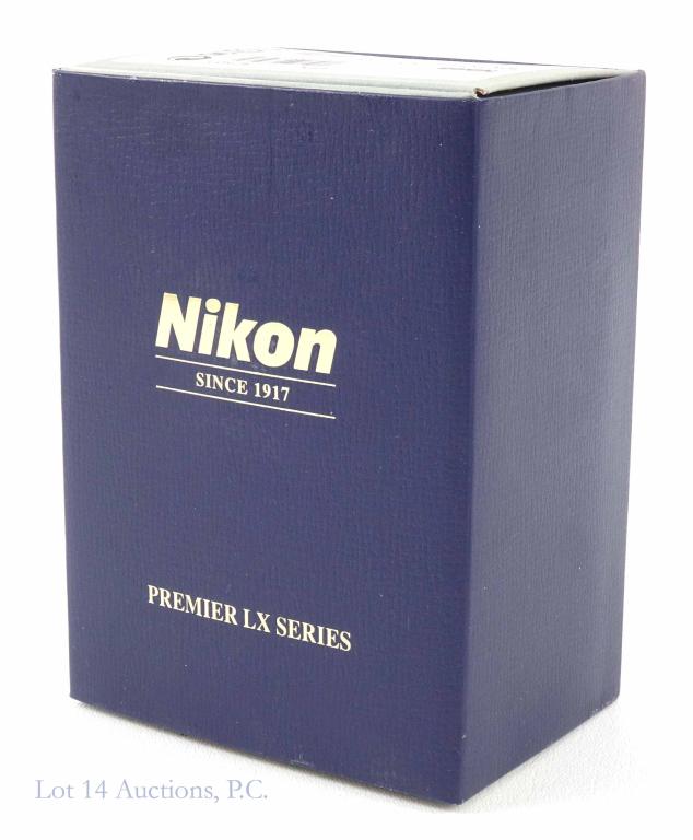 Nikon Premier LX Series 10 x 25 Binoculars (NiB): Nikon Premier LX Series 10 x 25 Binoculars (NiB). Appears to be unused, but unsealed.